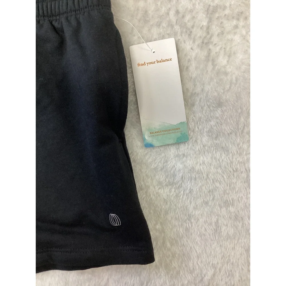 Balance‎ Collection Girls Black Athletic Shorts Size S 7/8 NWT 667507BK